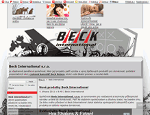 Tablet Screenshot of beck-international.blog.cz