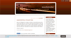 Desktop Screenshot of muzzikalendar.blog.hu
