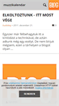 Mobile Screenshot of muzzikalendar.blog.hu