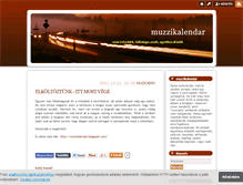 Tablet Screenshot of muzzikalendar.blog.hu