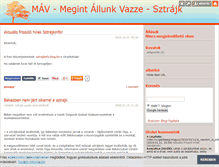 Tablet Screenshot of mavsztrajk.blog.hu