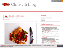 Tablet Screenshot of chilivili.blog.hu