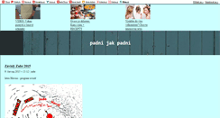 Desktop Screenshot of padni.blog.cz