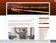 Tablet Screenshot of nagyfogyas.blog.hu