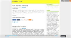 Desktop Screenshot of ferrari18.blog.hu
