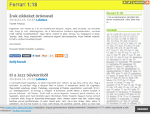Tablet Screenshot of ferrari18.blog.hu