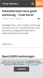 Mobile Screenshot of partyszemuveg.blog.hu
