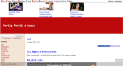 Desktop Screenshot of fertig.blog.cz