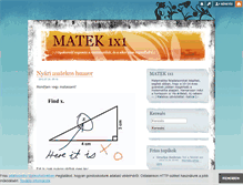 Tablet Screenshot of matek1x1.blog.hu