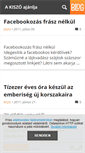 Mobile Screenshot of kiszoajanlo.blog.hu