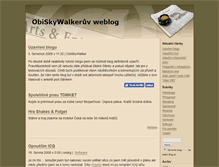 Tablet Screenshot of obiskywalker.blog.cz