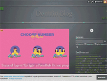 Tablet Screenshot of domain.blog.hu