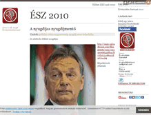 Tablet Screenshot of esz2010.blog.hu
