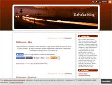 Tablet Screenshot of dabaka.blog.hu