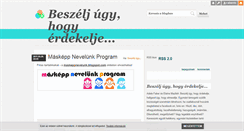 Desktop Screenshot of beszeljugy.blog.hu