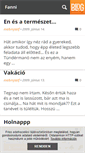 Mobile Screenshot of cseppecske.blog.hu