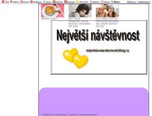 Tablet Screenshot of nejvetsi--navstevnost.blog.cz