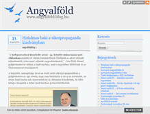 Tablet Screenshot of angyalfold.blog.hu