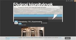 Desktop Screenshot of fovarosirejtveny.blog.hu