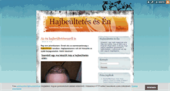 Desktop Screenshot of hajbeultetesem.blog.hu