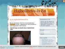 Tablet Screenshot of hajbeultetesem.blog.hu