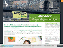 Tablet Screenshot of greenpeace.blog.hu