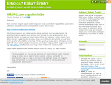 Tablet Screenshot of etika.blog.hu