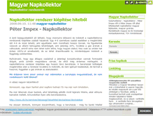 Tablet Screenshot of magyar-napkollektor.blog.hu