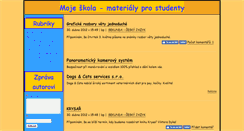 Desktop Screenshot of mojeskola.blog.cz