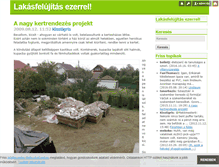 Tablet Screenshot of dobbenetesfelujitas.blog.hu