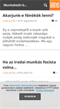 Mobile Screenshot of munkakedv.blog.hu