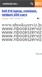 Mobile Screenshot of notebookszerviz.blog.hu