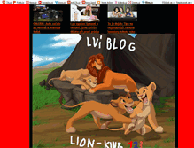 Tablet Screenshot of lion-king123.blog.cz
