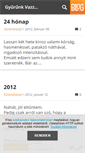 Mobile Screenshot of gyomorgyuru.blog.hu