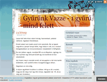 Tablet Screenshot of gyomorgyuru.blog.hu