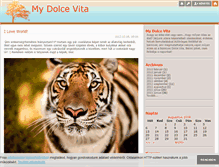 Tablet Screenshot of mydolcevita.blog.hu