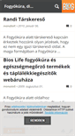 Mobile Screenshot of fogyokura-dieta.blog.hu