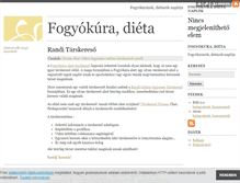 Tablet Screenshot of fogyokura-dieta.blog.hu