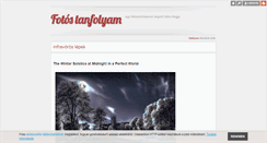 Desktop Screenshot of fotostanfolyam.blog.hu