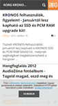Mobile Screenshot of kronos.blog.hu