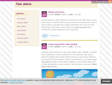 Tablet Screenshot of flashgames.blog.hu