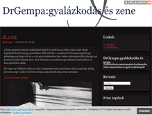 Tablet Screenshot of drgempa.blog.hu
