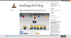 Desktop Screenshot of karikagyuru.blog.hu
