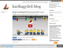 Tablet Screenshot of karikagyuru.blog.hu