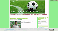 Desktop Screenshot of nb1legiosok.blog.hu