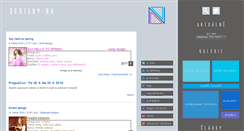 Desktop Screenshot of designy-na-objednani.blog.cz