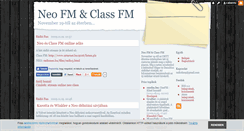 Desktop Screenshot of neofm-klassz.blog.hu