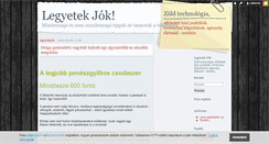 Desktop Screenshot of legyetekjok.blog.hu