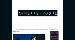 Desktop Screenshot of annette-vogue.blog.cz