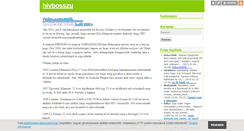 Desktop Screenshot of hivbosszu.blog.hu